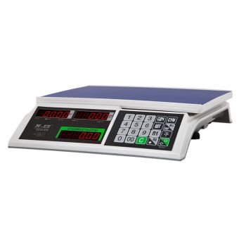 картинка Торговые настольные весы M-ER 326 AC "Slim" LED Белые