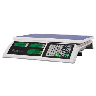картинка Торговые настольные весы M-ER 326 AC "Slim" LCD Белые