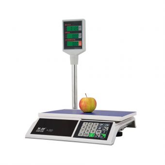 картинка Торговые настольные весы M-ER 326 ACP "Slim" LCD Белые