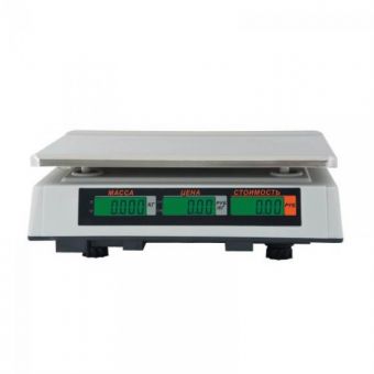 картинка Торговые настольные весы M-ER 327 AC "Ceed" LCD Белые