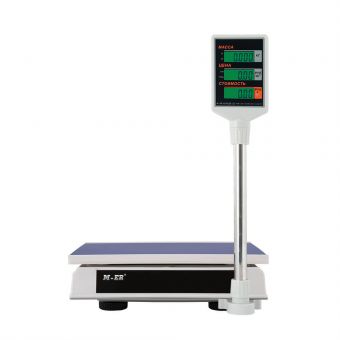 картинка Торговые настольные весы M-ER 326 ACP "Slim" LCD Белые