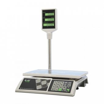 картинка Торговые настольные весы M-ER 326 ACP "Slim" LCD Белые